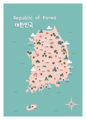 한국 지도 일러스트: 지리적 상상력과 예술적 표현의 교차로